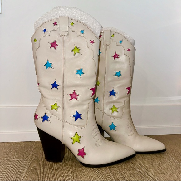 Steve Madden Shoes - Steve Madden Star Cowboy Boots Worn Once to Eras Tour!